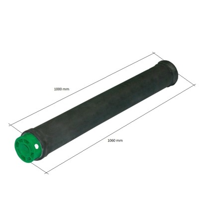 Difuzorius JAGER 1000mm (membraninis, vamzdinis)