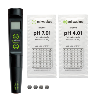 pH ir temperatūros matuoklis Milwaukee PH55 PRO (-2.0 – 16.0 pH)