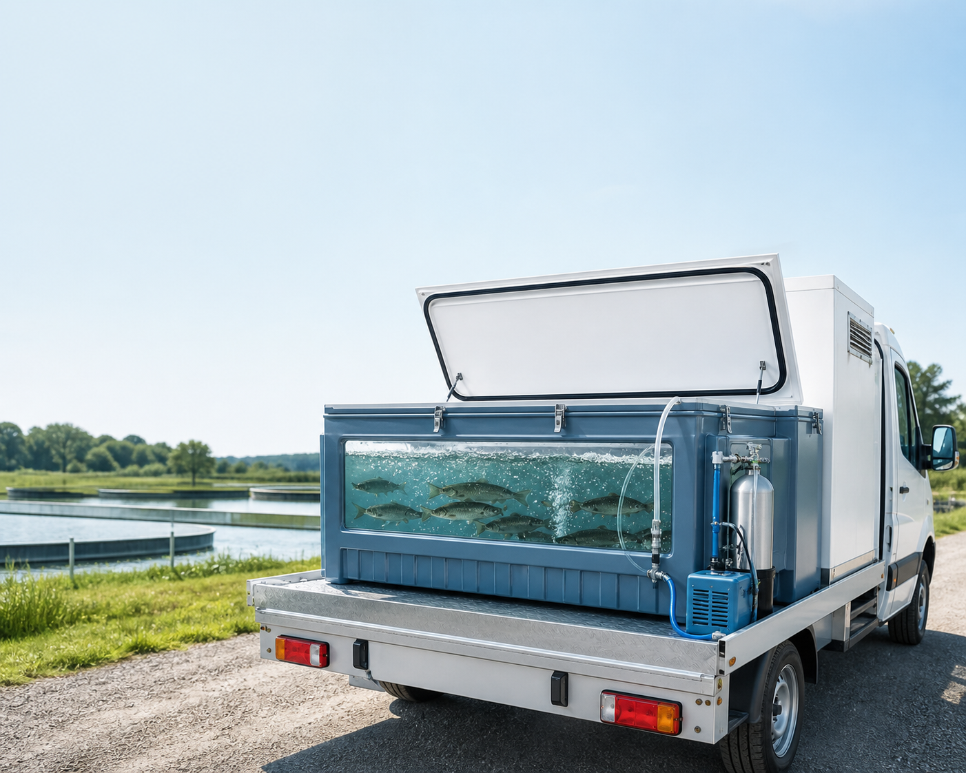 Gyvų žuvų transportavimas